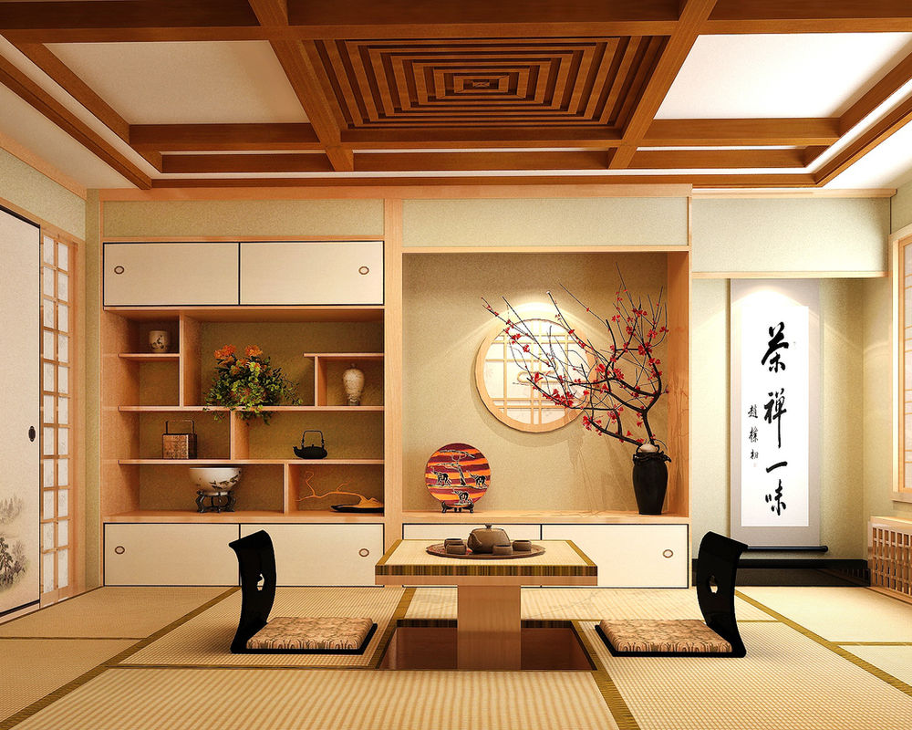 Traditional Japanese tatami room